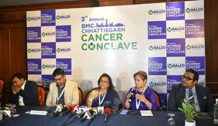 बालको मेडिकल सेंटर का कैंसर कॉन्क्लेव, राष्ट्रीय और अंतरराष्ट्रीय विशेषज्ञों की भागीदारी